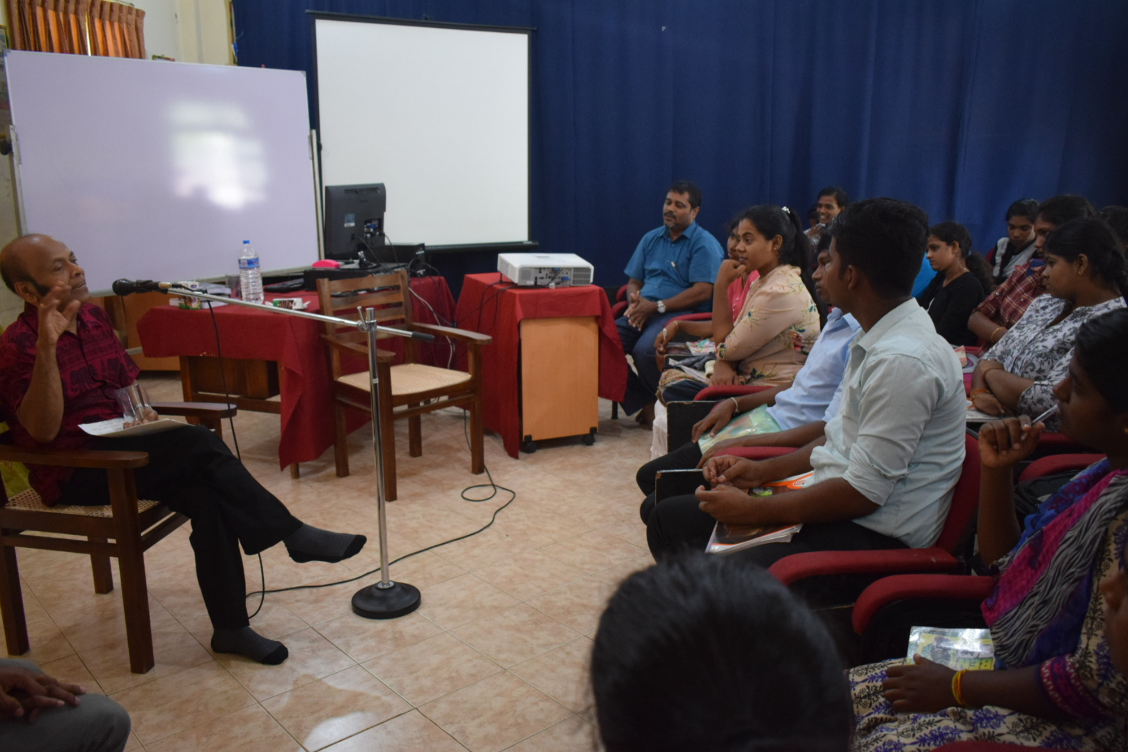 Read more about the article Sharing Session with Veteran Broadcaster Mr. V.N. Mathialagan