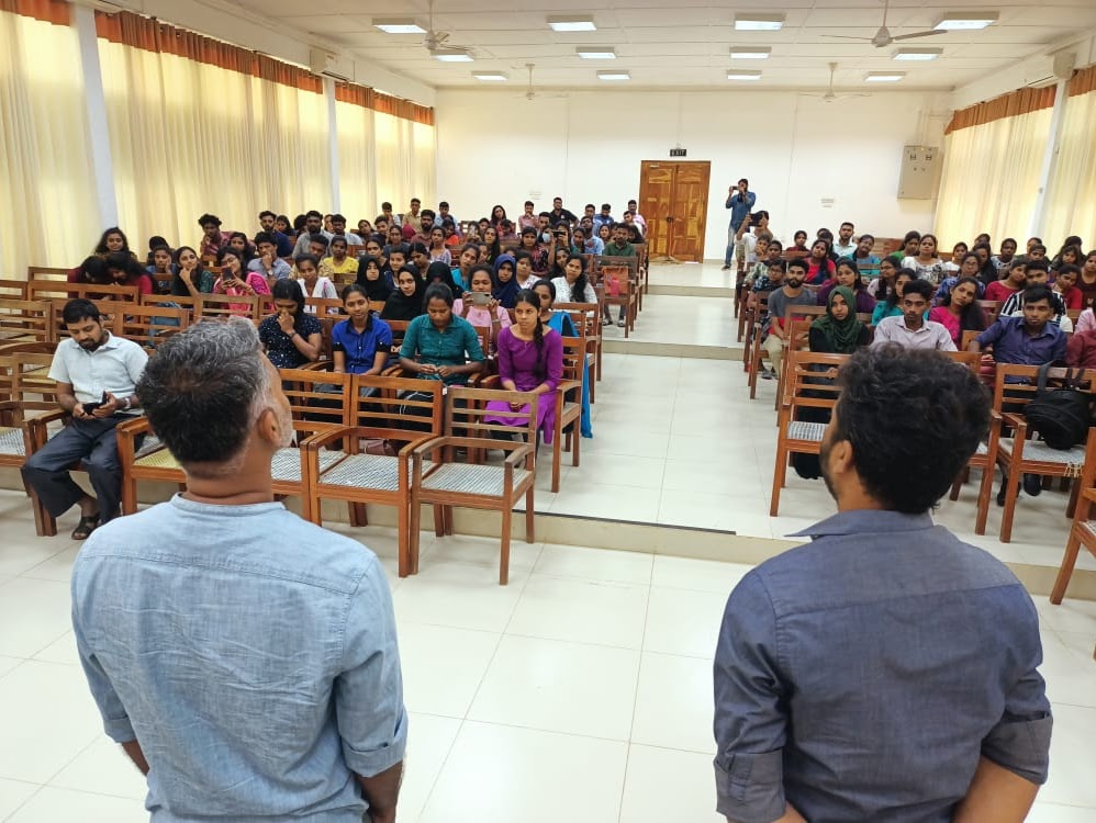 Read more about the article Filmmaker Ranjith Joseph Shared his Film Exposure with Students